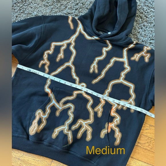 NWOT Darc Sport Wolves Club Lightning Black Hoodie - Picture 11 of 13